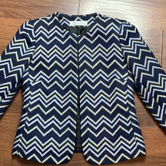 Chevron Patterned Women's Jacket - Picture 5 of 6